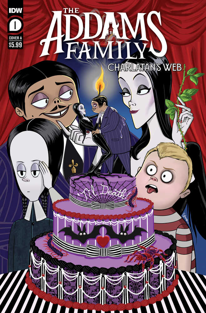 Addams Family Charlatans Web #1 Cover A Flores | Odin's Place