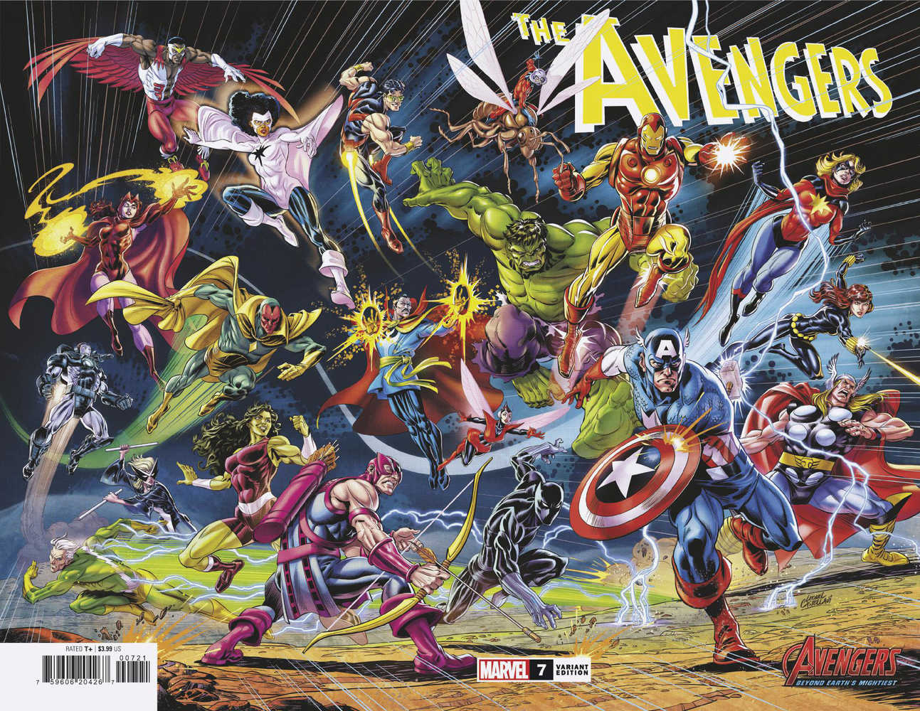 Avengers #7 Leo Castellani Avengers 60th Wraparound Variant | Odin's Place