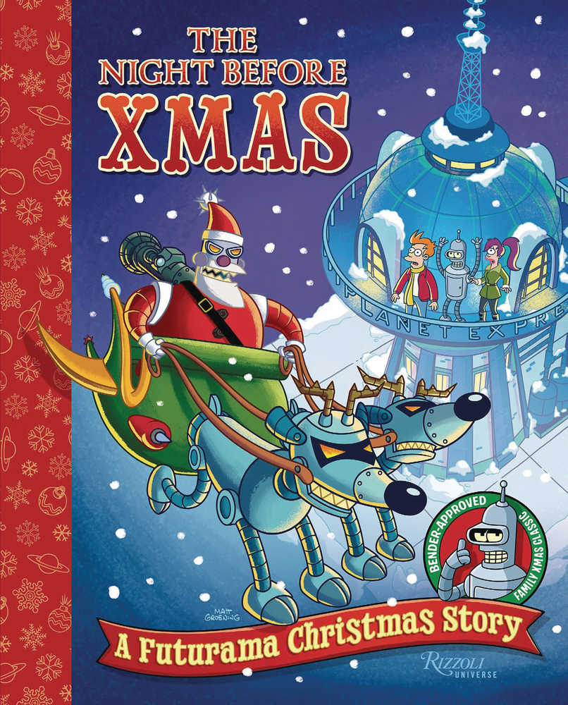 Night Before Xmas Futurama Christmas Story Hardcover | Odin's Place