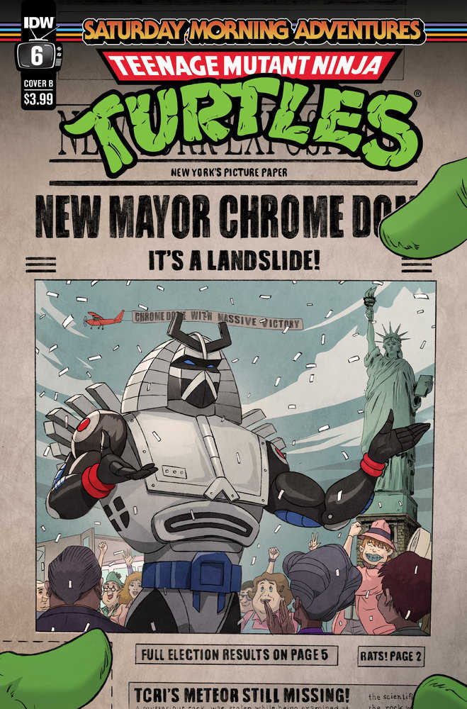 Teenage Mutant Ninja Turtles: Saturday Morning Adventures #6 Variant B (Schoening) | Odin's Place