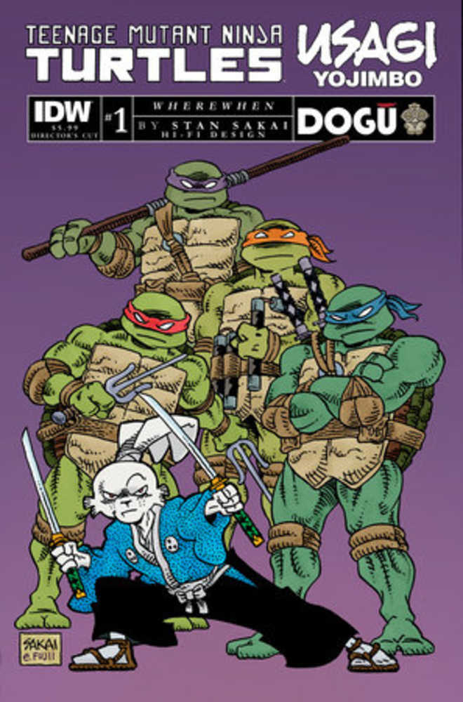 Teenage Mutant Ninja Turtles Usagi Yojimbo Wherewhen #1 Directors Cut | Odin's Place