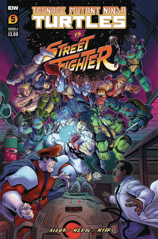 Teenage Mutant Ninja Turtles vs. Street Fighter #5 (Of 5) Cover A Medel | Odin's Place