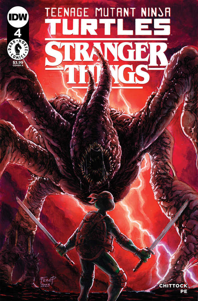 Teenage Mutant Ninja Turtles X Stranger Things #4 Cover A (Pe) | Odin's Place