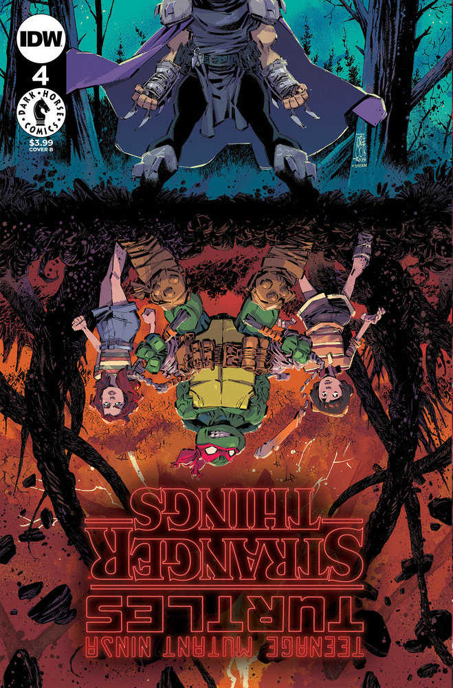 Teenage Mutant Ninja Turtles X Stranger Things #4 Variant B (Corona) | Odin's Place