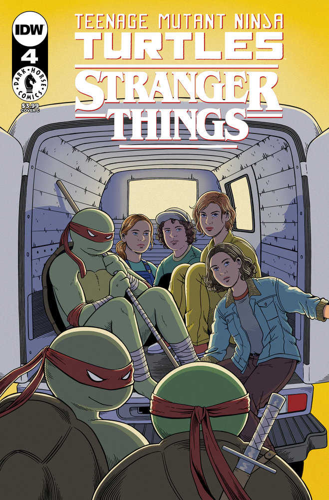 Teenage Mutant Ninja Turtles X Stranger Things #4 Variant C (Woodall) | Odin's Place