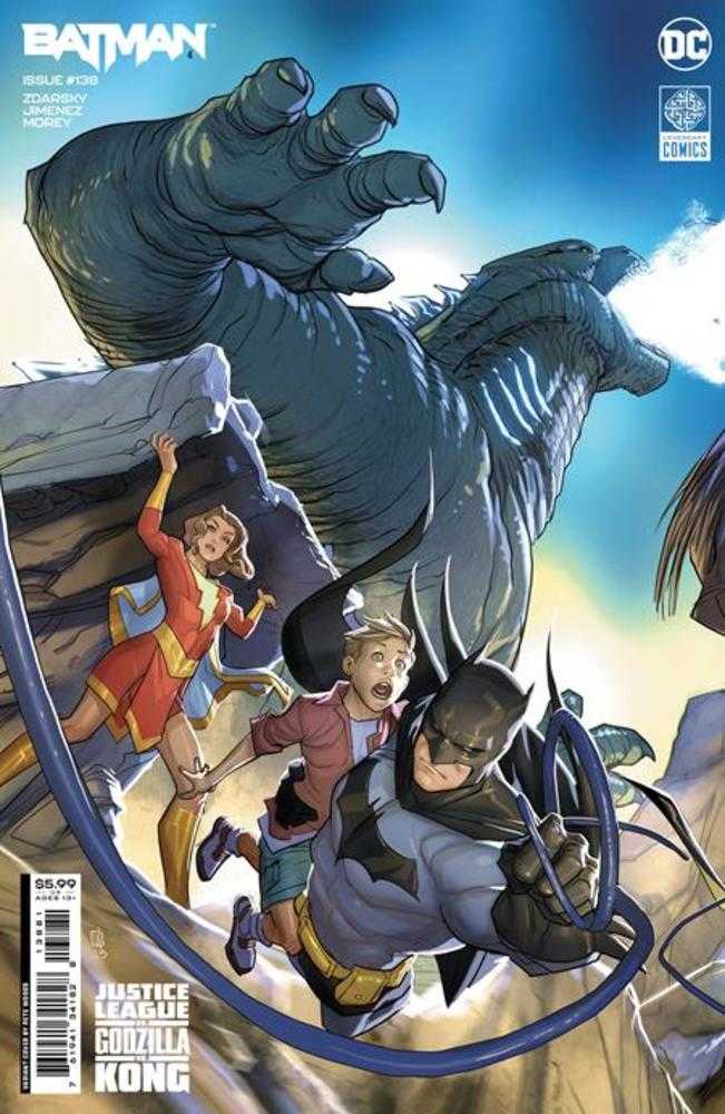Batman #138 Cover G Pete Woods Connecting Justice League vs Godzilla vs Kong Card Stock Variant (Batman Catwoman The Gotham War) | Odin's Place