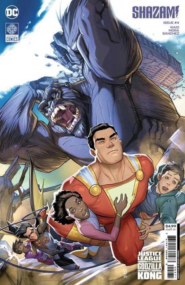 Shazam #4 Cover G  Pete Woods Connecting Justice League vs Godzilla vs Kong Card Stock Variant | Odin's Place