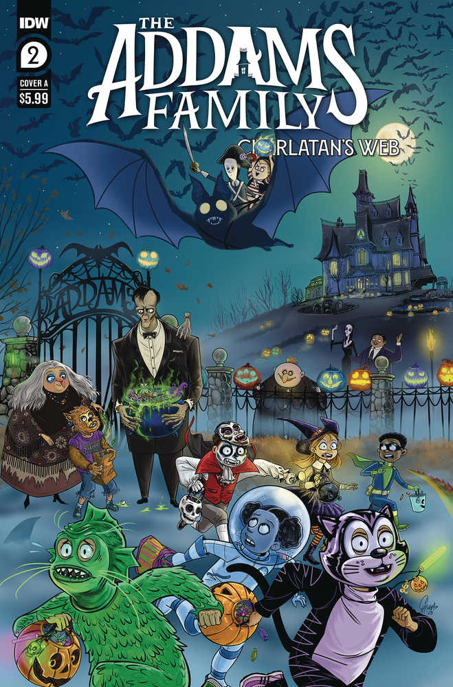 Addams Family Charlatans Web #2 Cover A Flores | Odin's Place