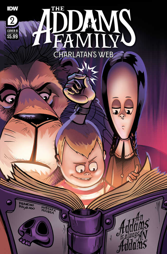 Addams Family Charlatans Web #2 Cover B Delgado | Odin's Place
