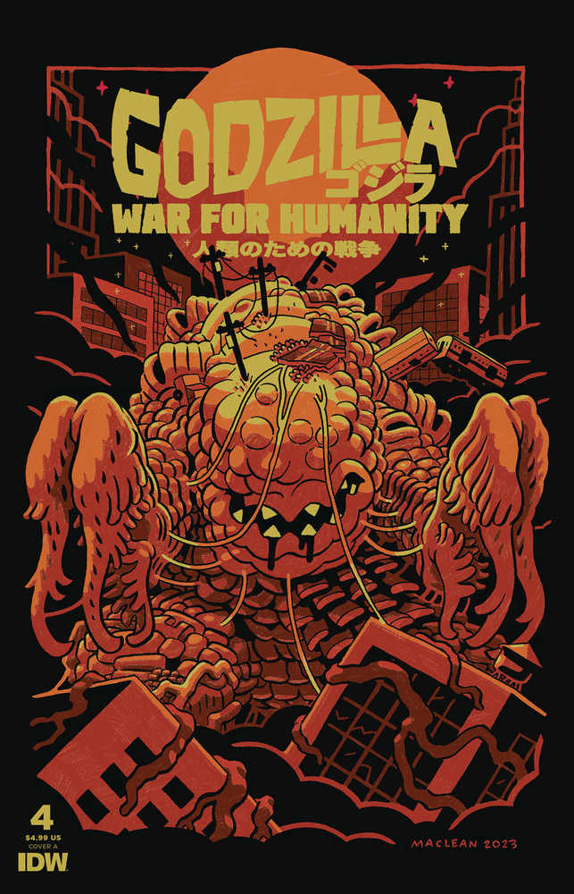 Godzilla War For Humanity #4 Cover A Maclean | Odin's Place