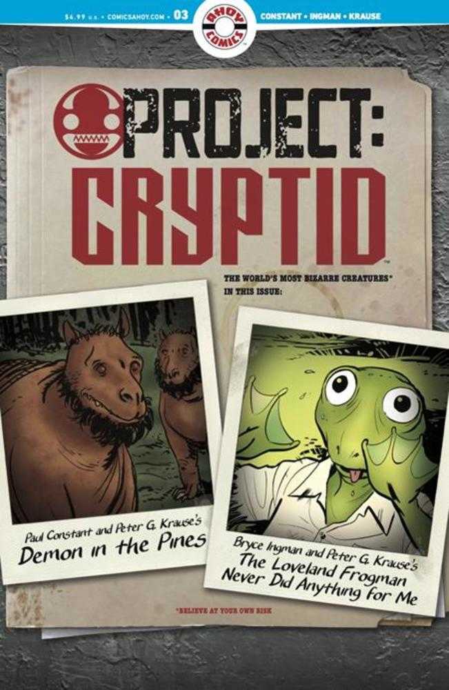 Project Cryptid #3 (Of 6) Cover A Peter Krause (Mature) | Odin's Place
