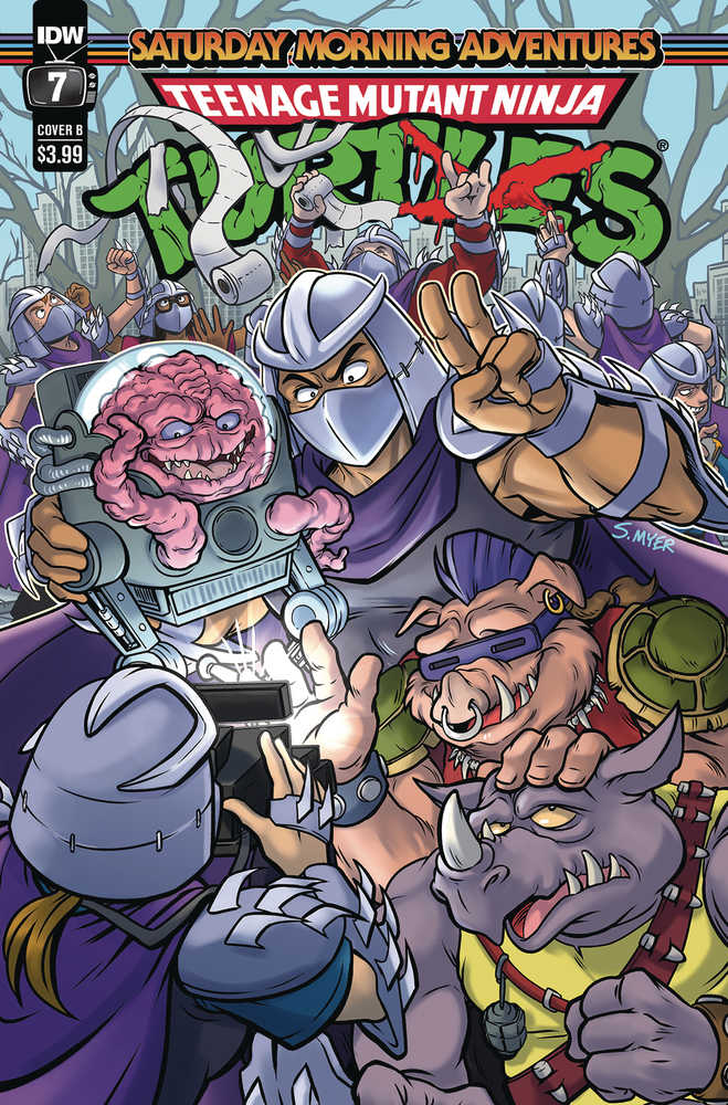 Teenage Mutant Ninja Turtles Saturday Morning Adventure 2023 #7 Cover B Myer | Odin's Place