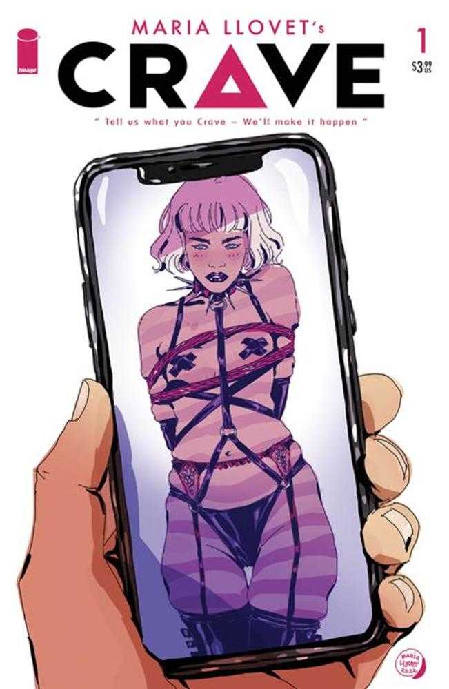 Crave #1 (Of 6) Cover B Maria Llovet Phone Variant (Mature) | Odin's Place
