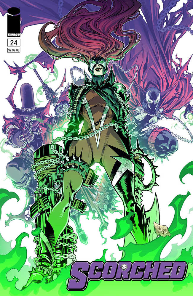 Spawn Scorched #24 Cover A Ze Carlos Cardstock | Odin's Place