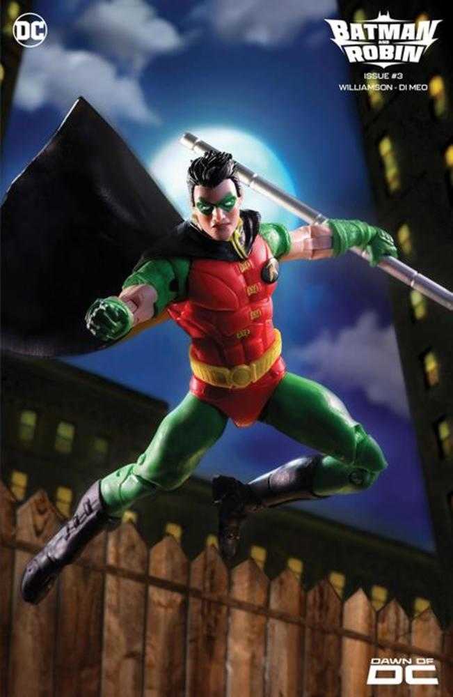 Batman And Robin #3 Cover D Robin McFarlane Toys Action Figure Card Stock Variant | Odin's Place
