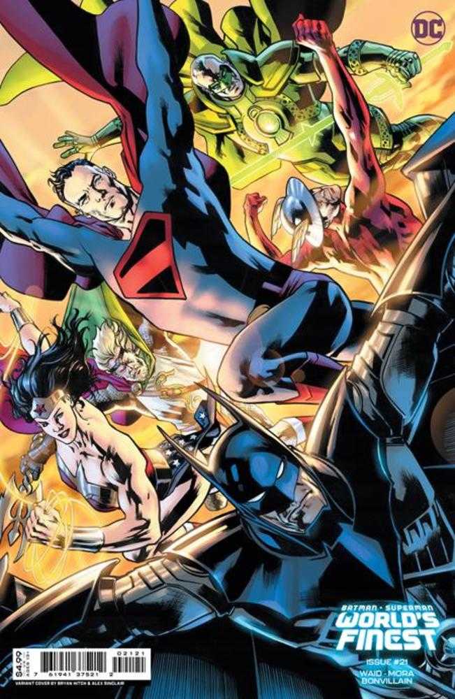 Batman Superman Worlds Finest #21 Cover B Bryan Hitch Card Stock Variant | Odin's Place