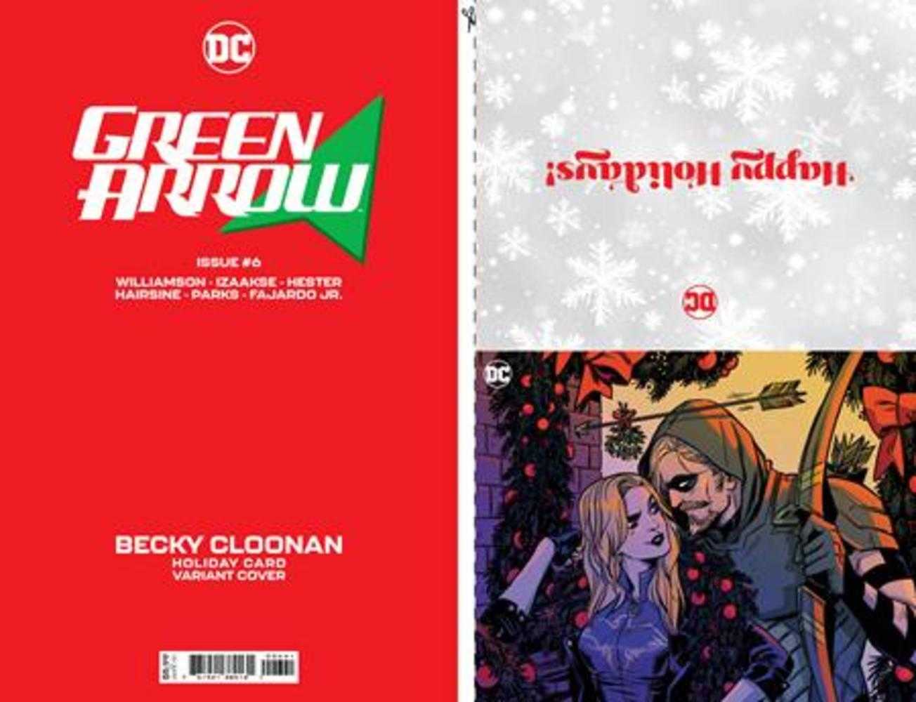 Green Arrow #6 (Of 12) Cover C Becky Cloonan DC Holiday Card Special Edition Variant | Odin's Place