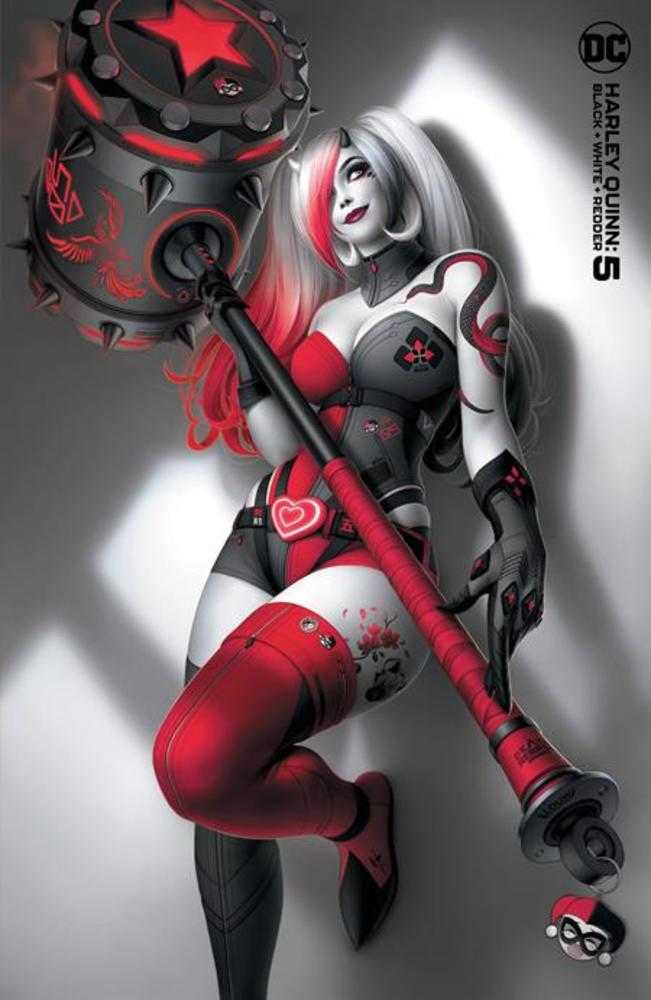 Harley Quinn Black White Redder #5 (Of 6) Cover B Warren Louw Variant | Odin's Place