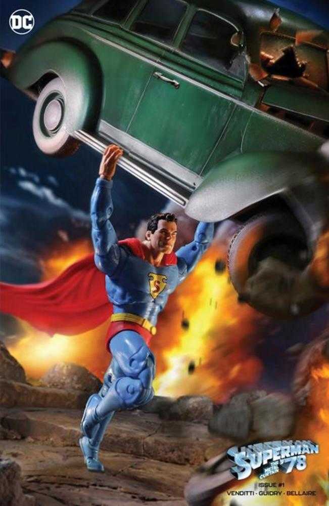 Superman 78 The Metal Curtain #1 (Of 6) Cover C Action Comics Superman McFarlane Toys Action Figure Card Stock Variant | Odin's Place