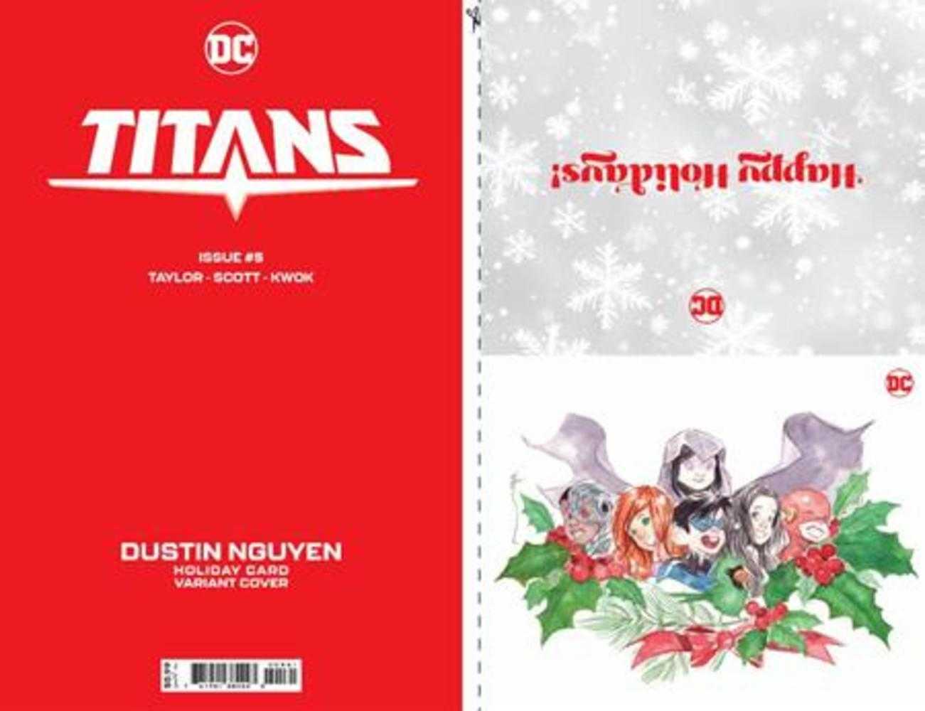 Titans #5 Cover D Dustin Nguyen DC Holiday Card Special Edition Variant | Odin's Place