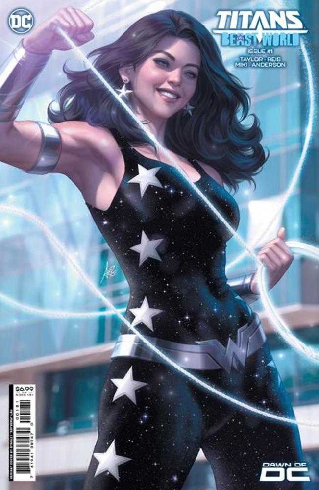 Titans Beast World #1 (Of 6) Cover D Stanley Artgerm Lau Card Stock Variant | Odin's Place