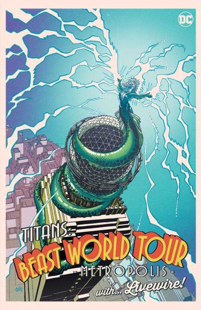 Titans Beast World Tour Metropolis #1 (One Shot) Cover C Cully Hamner Card Stock Variant | Odin's Place