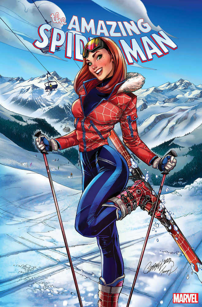 Amazing Spider-Man #40 J.S. Campbell Ski Chalet Variant [Gw] | Odin's Place