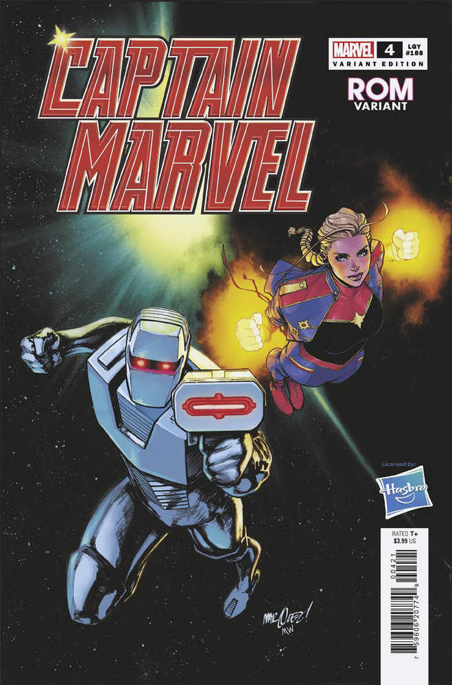 Captain Marvel 4 David Marquez Rom Variant | Odin's Place
