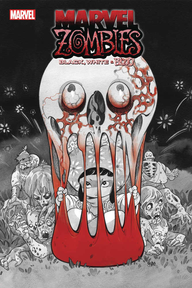 Marvel Zombies Black White Blood #3 | Odin's Place