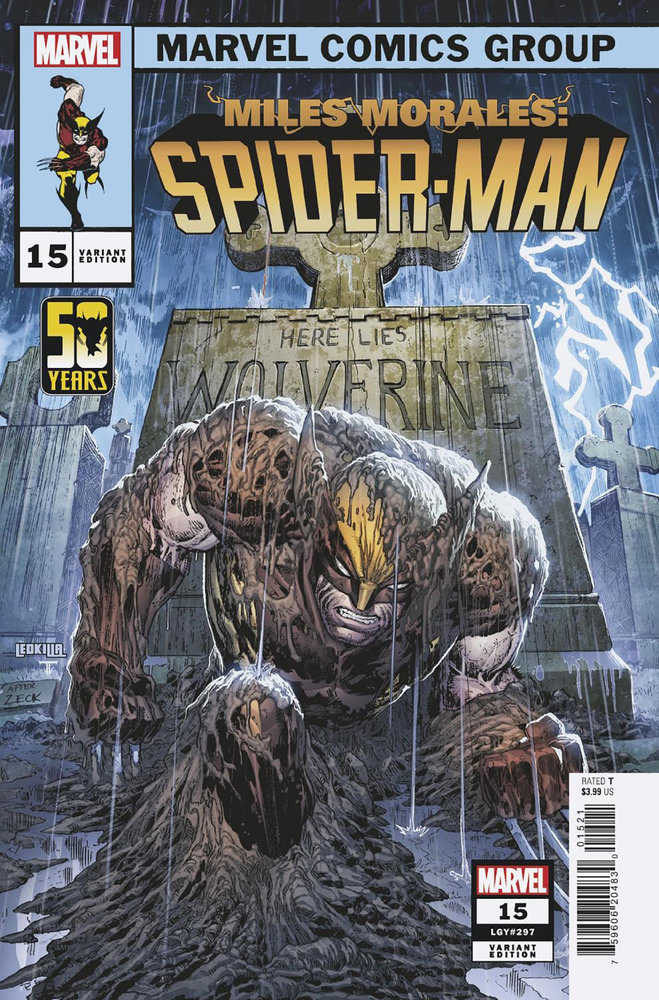 Miles Morales: Spider-Man 15 Ken Lashley Wolverine Wolverine Wolverine Variant [ Gw] | Odin's Place