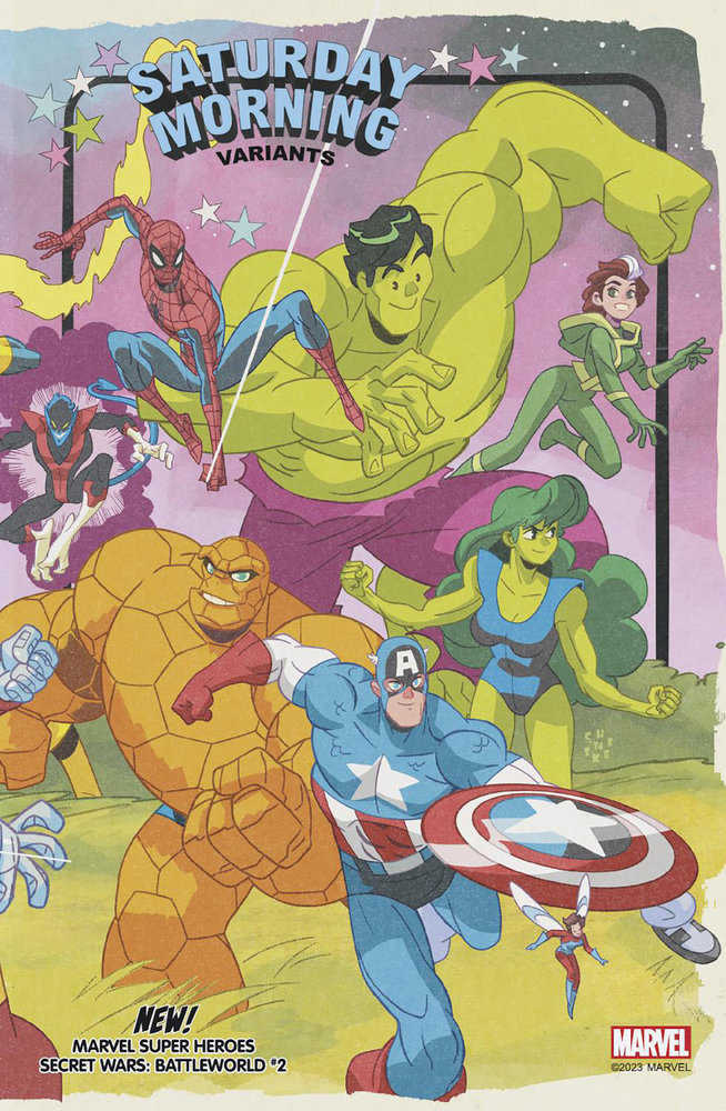 Marvel Super Heroes Secret Wars: Battleworld 2 Sean Galloway Saturday Morning Variant | Odin's Place