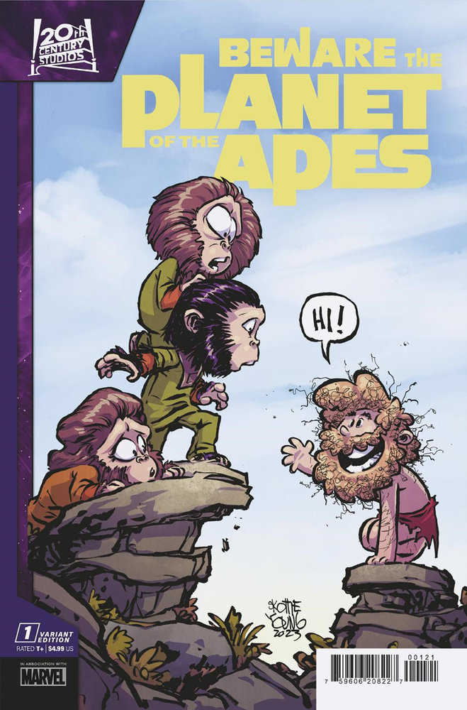 Beware The Planet Of The Apes 1 Skottie Young Variant | Odin's Place