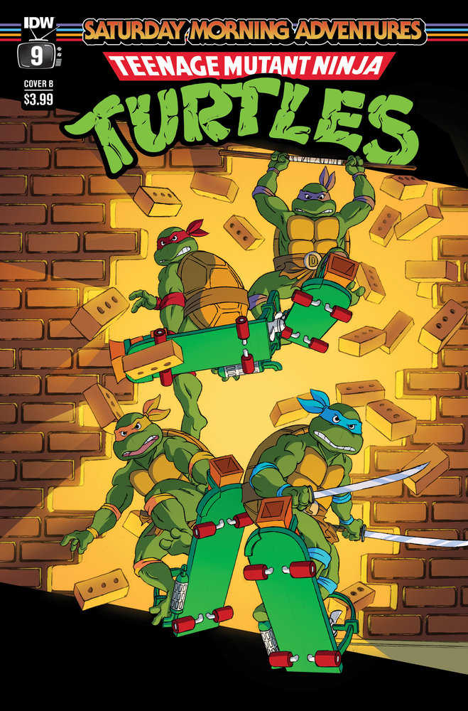 Teenage Mutant Ninja Turtles: Saturday Morning Adventures #9 Variant B (Schoening) | Odin's Place