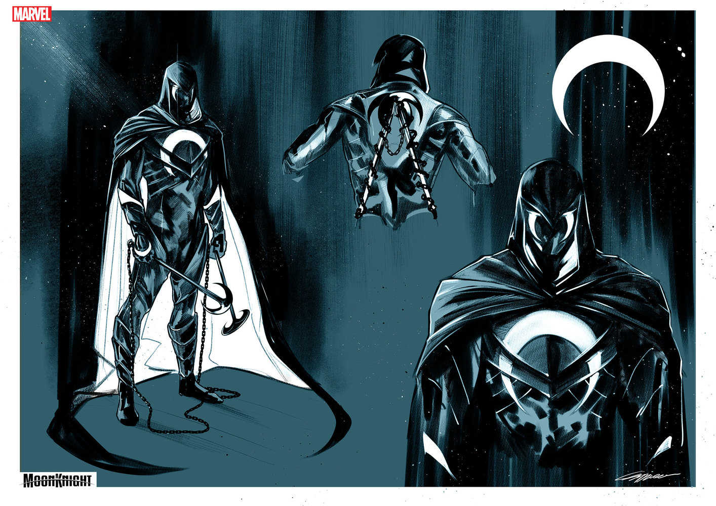 Vengeance Of The Moon Knight 1 Alessandro Cappuccio Design Variant | Odin's Place