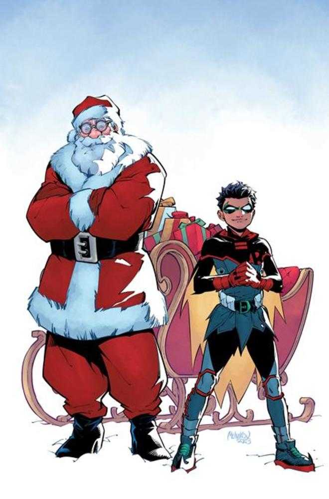 Batman And Robin #4 Cover D Gleb Melnikov Santa Card Stock Variant | Odin's Place