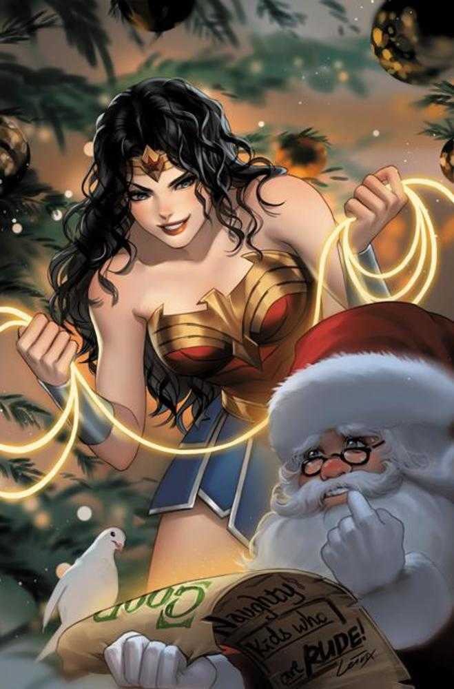 Batman Santa Claus Silent Knight #4 (Of 4) Cover B Lesley Leirix Li Card Stock Variant | Odin's Place