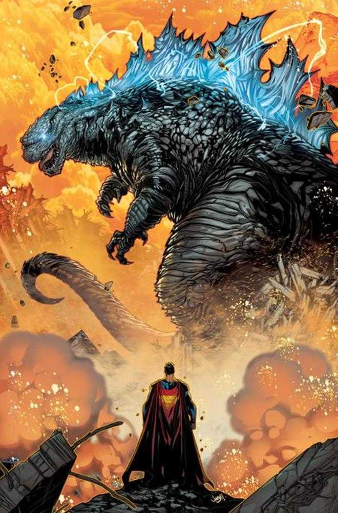 Justice League vs Godzilla vs Kong #3 (Of 7) Cover B Jonboy Meyers Card Stock Variant | Odin's Place