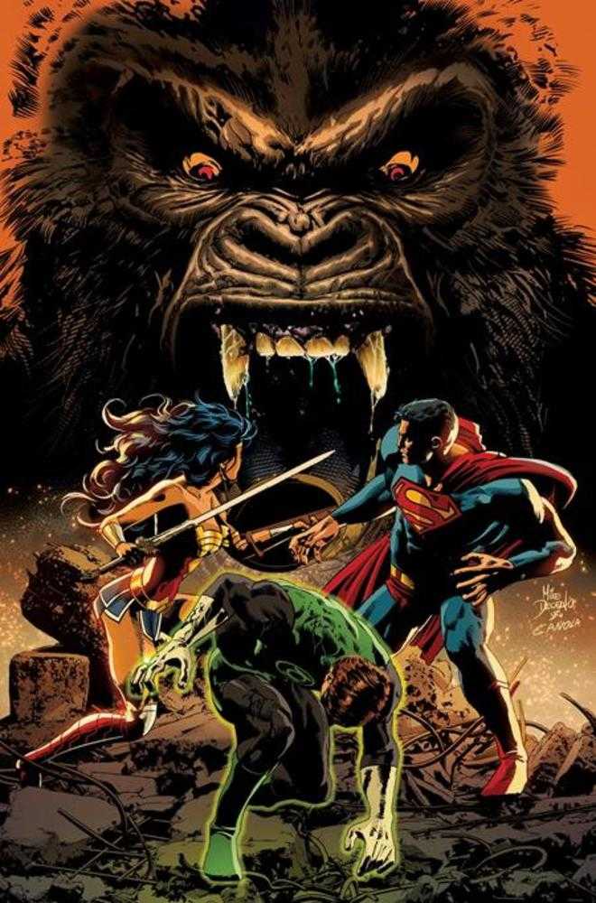 Justice League vs Godzilla vs Kong #3 (Of 7) Cover C Mike Deodato Jr Card Stock Variant | Odin's Place