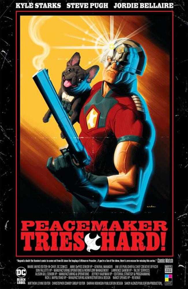 Peacemaker Tries Hard Hardcover (Mature) | Odin's Place