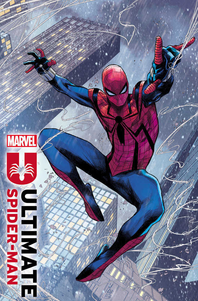 Ultimate Spider-Man 1 Marco Checchetto Costume Tease Variant B | Odin's Place