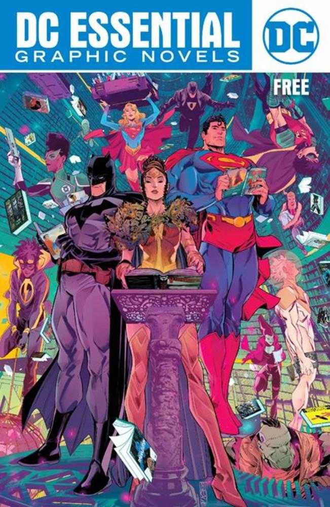 DC Essential Graphic Novels Catalog 2024 Bundles Of 25 | Odin's Place