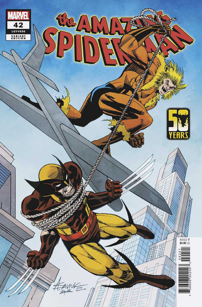 Amazing Spider-Man 42 Alex Saviuk Wolverine Wolverine Wolverine Variant [Gw] | Odin's Place