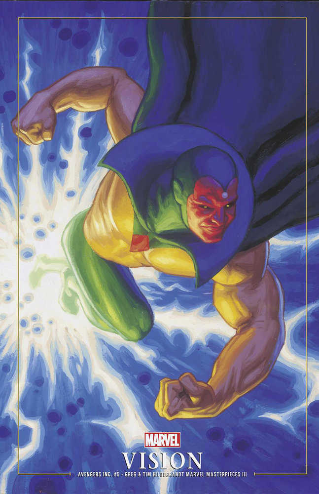 Avengers Inc. 5 Greg And Tim Hildebrandt Vision Marvel Masterpieces III Variant | Odin's Place