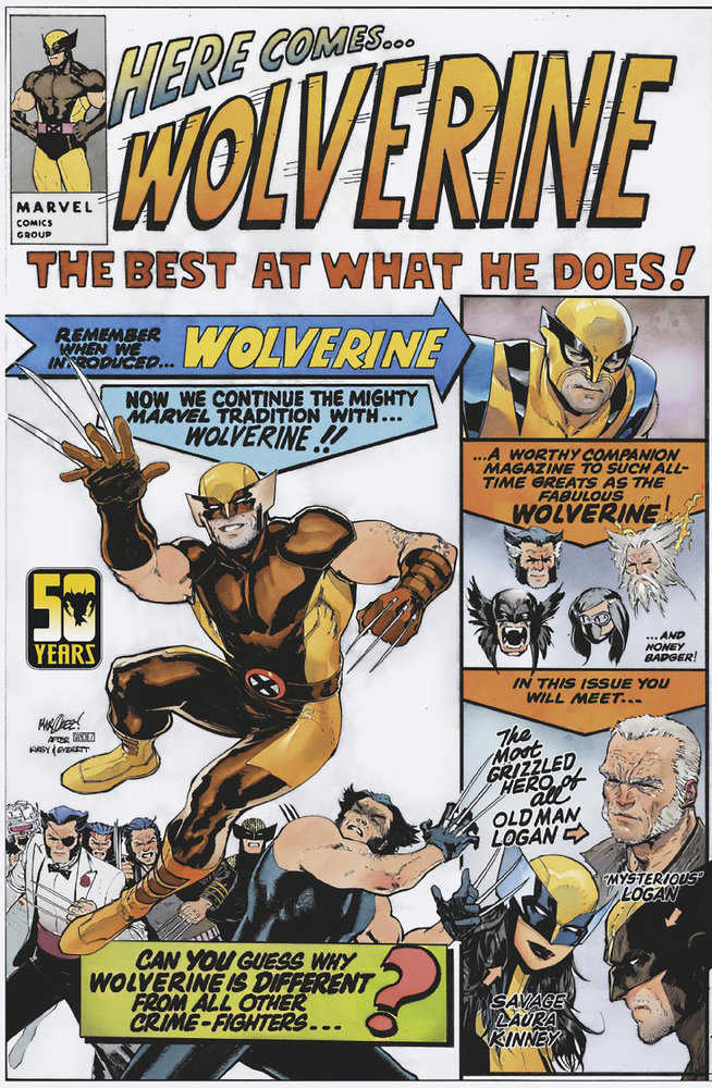 Daredevil 5 David Marquez Wolverine Wolverine Wolverine Variant | Odin's Place