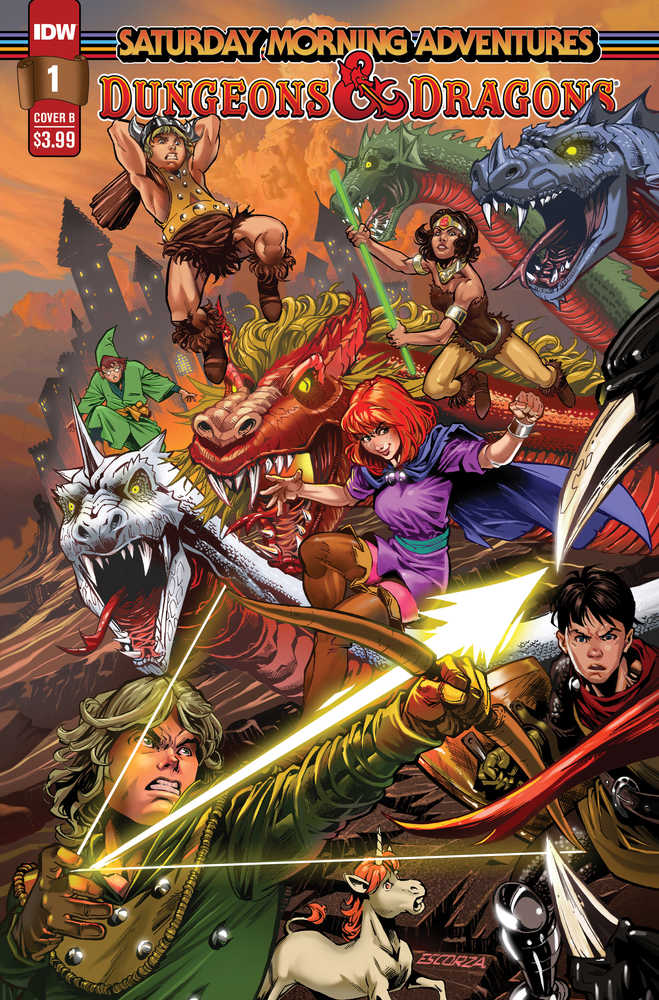 Dungeons & Dragons  Saturday Morning Adventure 2 #1 Cover B Escorzas | Odin's Place