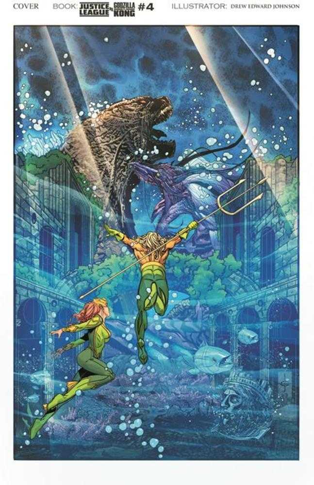 Justice League vs Godzilla vs Kong #4 (Of 7) Cover A Drew Johnson | Odin's Place