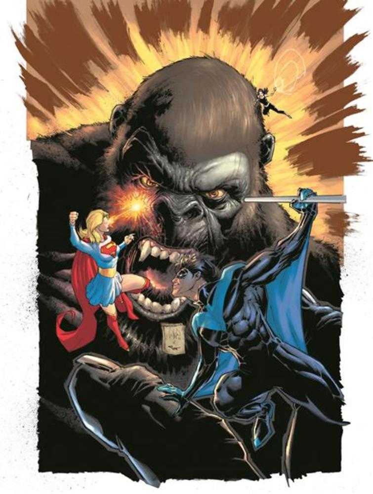Justice League vs Godzilla vs Kong #4 (Of 7) Cover B Whilce Portacio Kong Card Stock Variant | Odin's Place