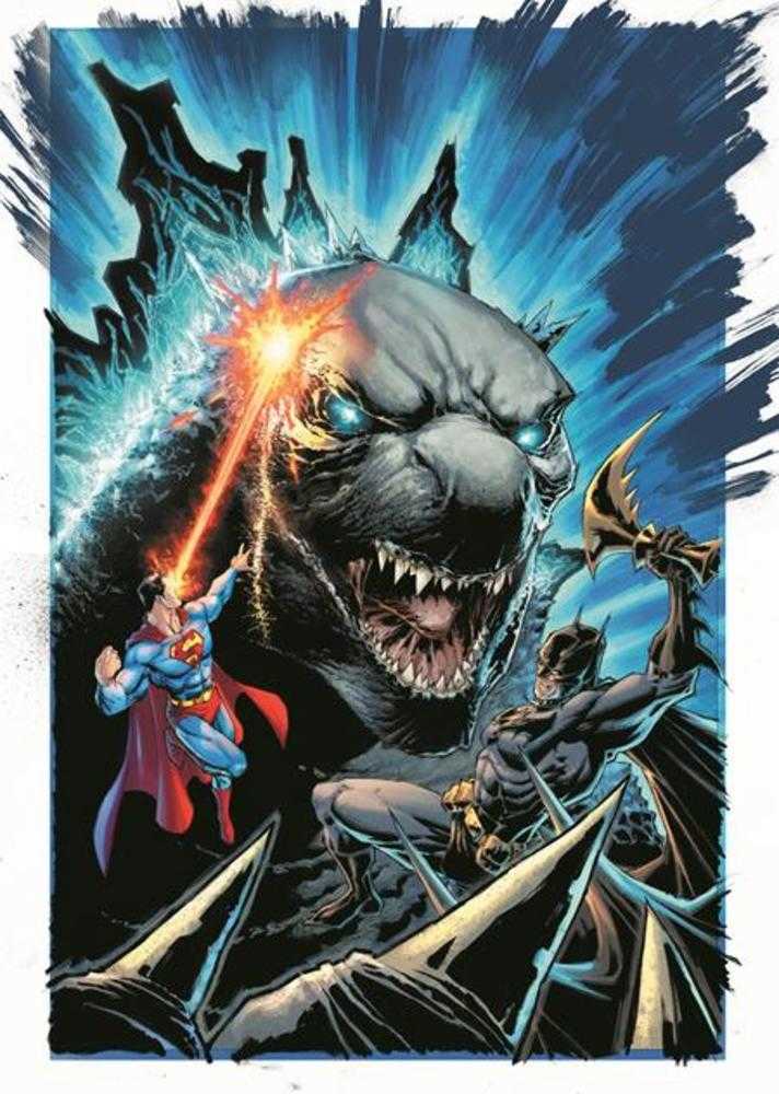 Justice League vs Godzilla vs Kong #4 (Of 7) Cover C Whilce Portacio Godzilla Card Stock Variant | Odin's Place
