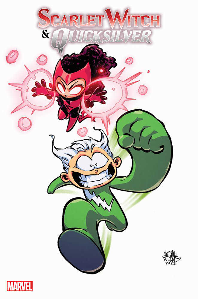Scarlet Witch & Quicksilver 1 Skottie Young Variant | Odin's Place