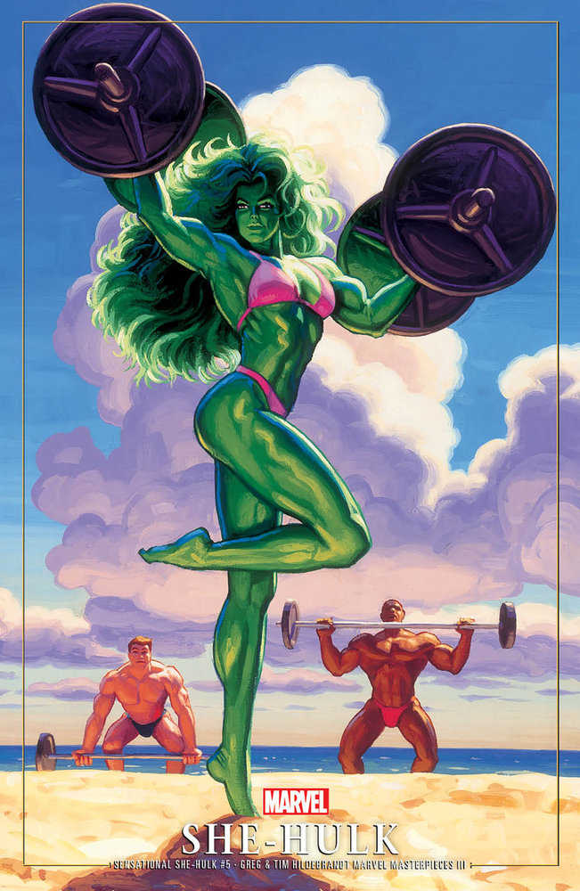 Sensational She-Hulk 5 Greg And Tim Hildebrandt She-Hulk Marvel Masterpieces III Variant | Odin's Place